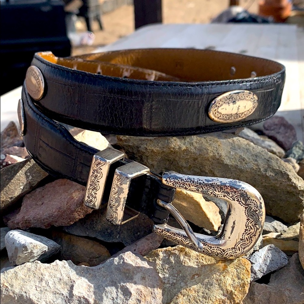 Vintage Fossil Leather Belt